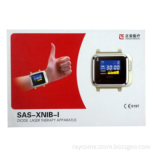 High blood pressure, High blood glucose, high blood lipids Laser therapy wrist watch